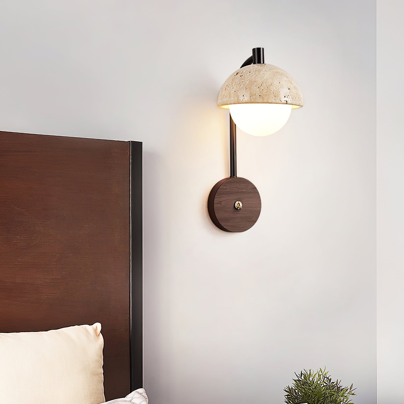 Arlo Travertine Wall Light - Blowlighting