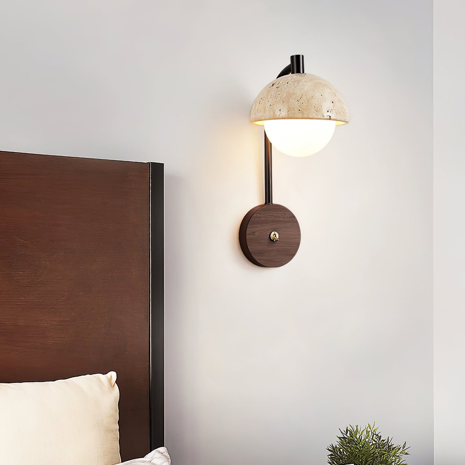 Arlo Travertine Wall Light - Blowlighting