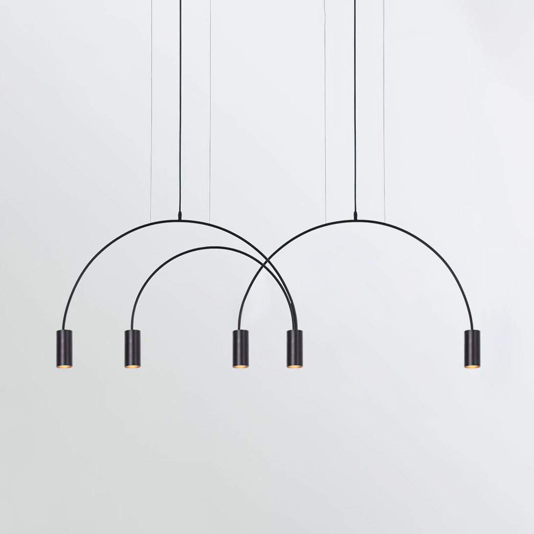Solara Pendelleuchte Überlappender Zylinder Minimalistisch Esszimmer-Letslighting
