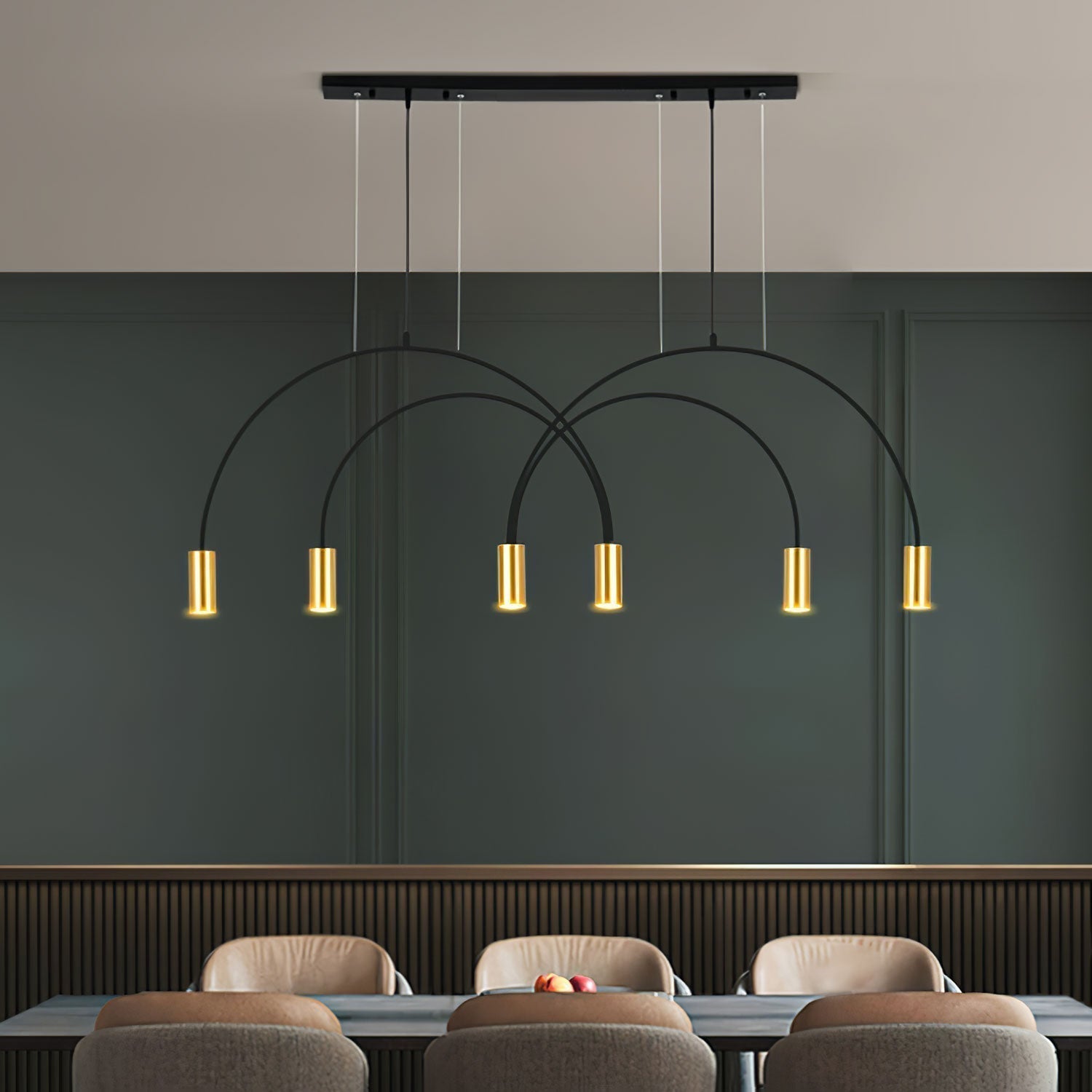 Solara Pendelleuchte Überlappender Zylinder Minimalistisch Esszimmer-Letslighting