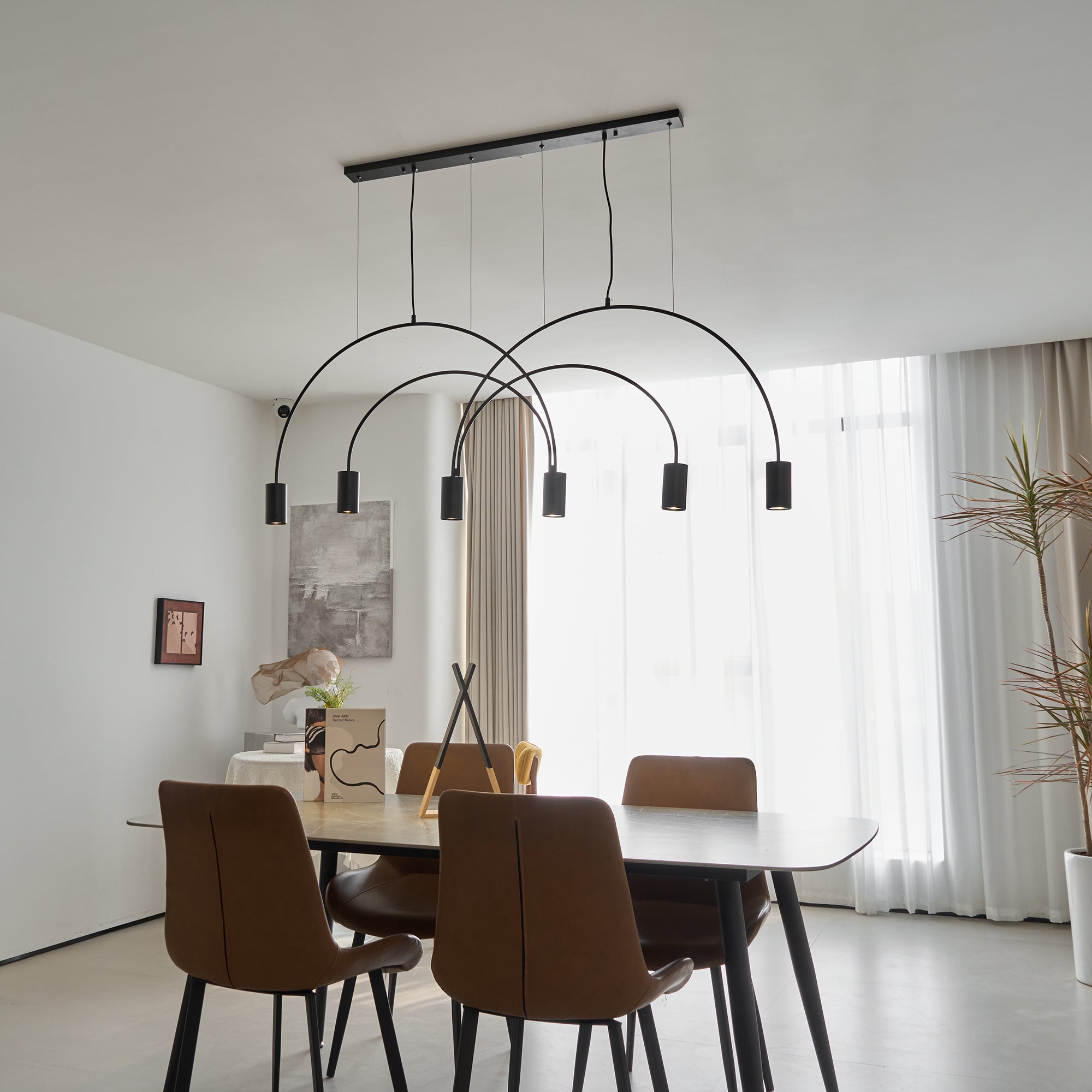 Solara Pendelleuchte Überlappender Zylinder Minimalistisch Esszimmer-Letslighting