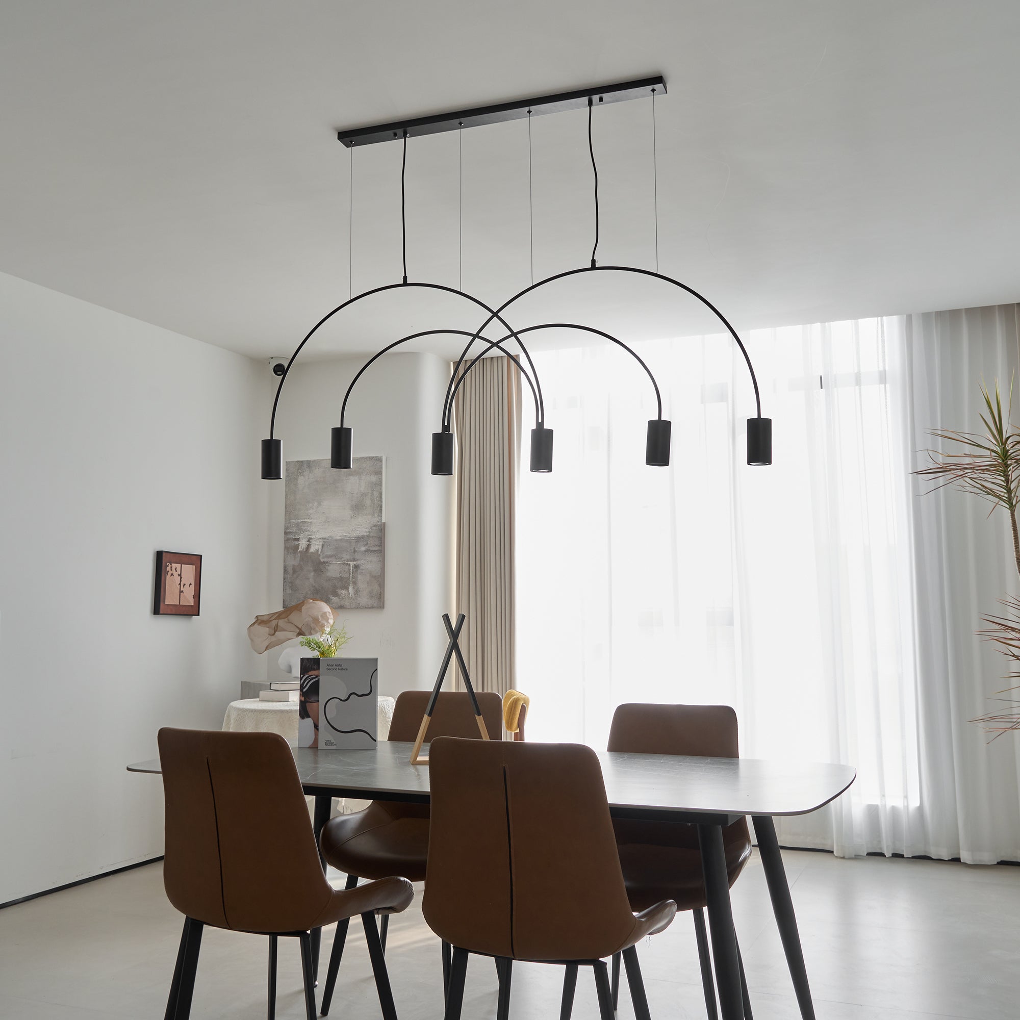 Solara Pendelleuchte Überlappender Zylinder Minimalistisch Esszimmer-Letslighting