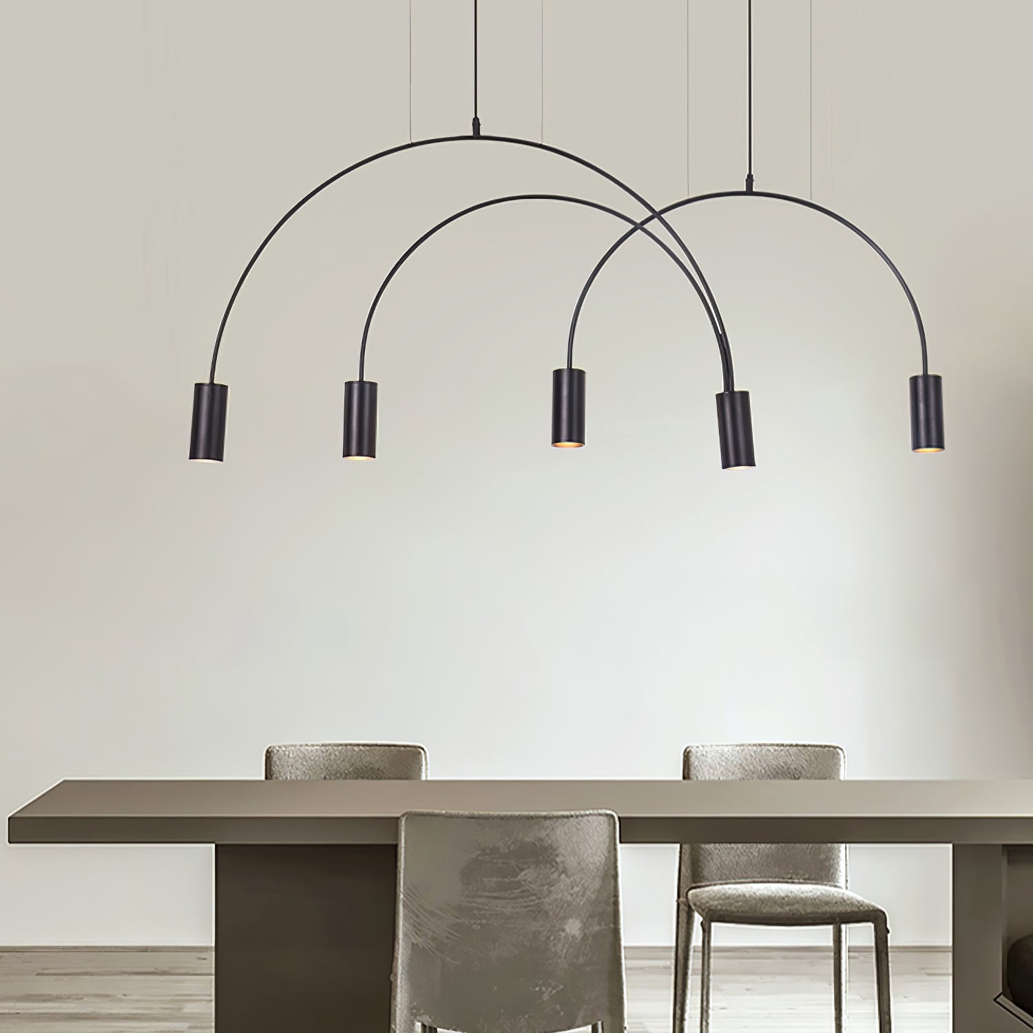 Solara Pendelleuchte Überlappender Zylinder Minimalistisch Esszimmer-Letslighting