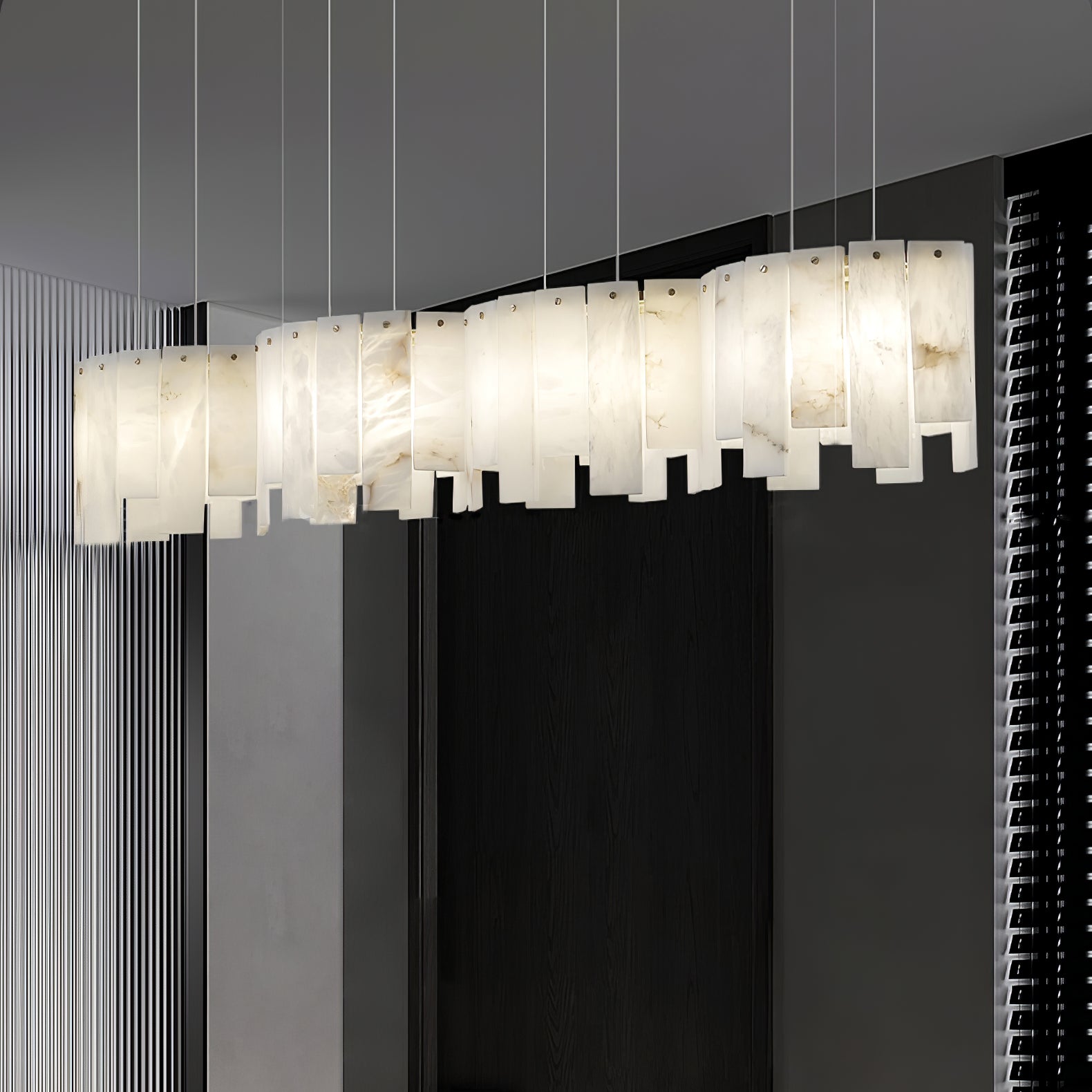 Cavelan Cluster Alabaster Pendant Light - Neutralighting