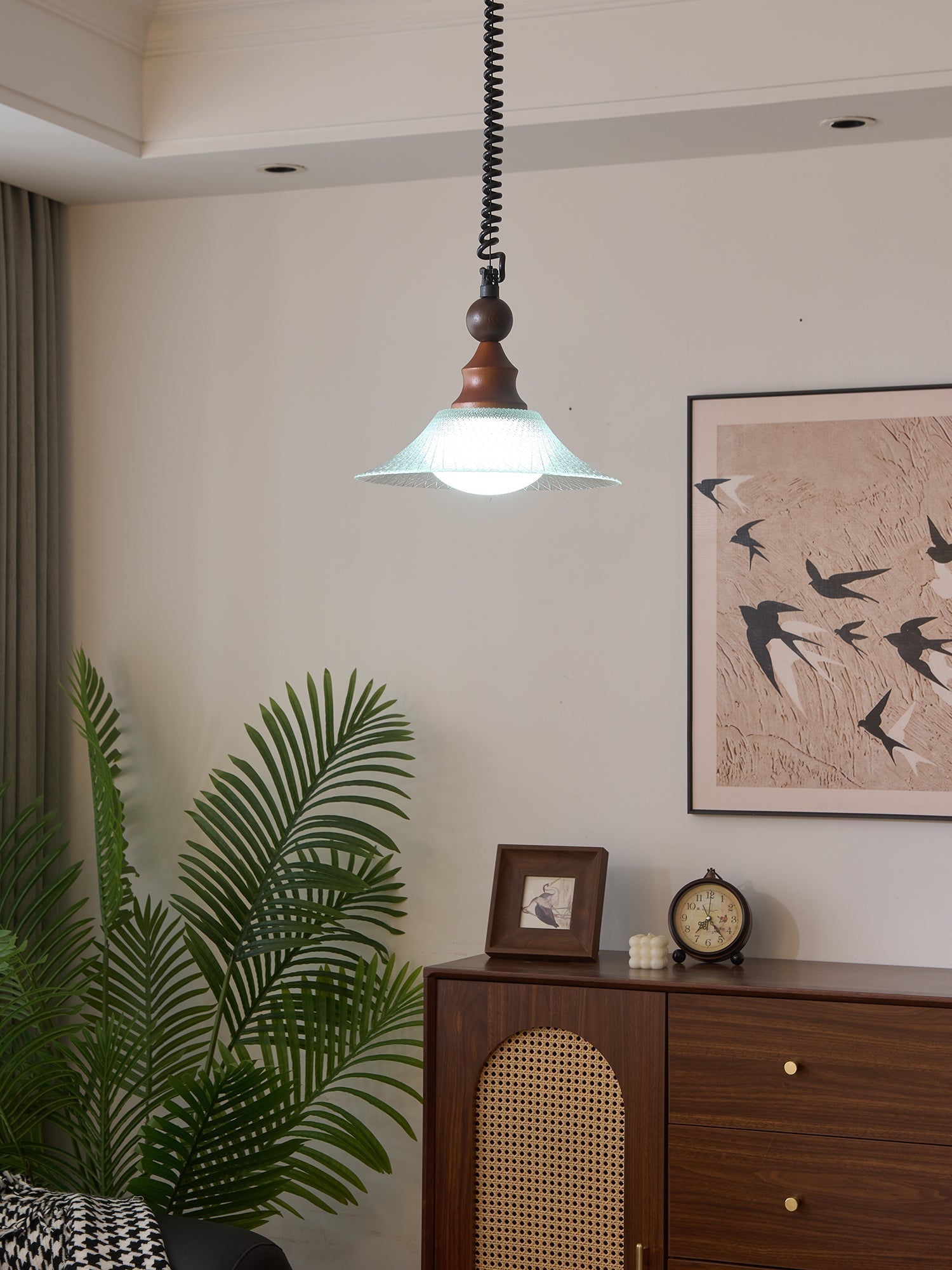 Syraeeth Premium nordische Kunst Holz Pendelleuchte-Letslighting