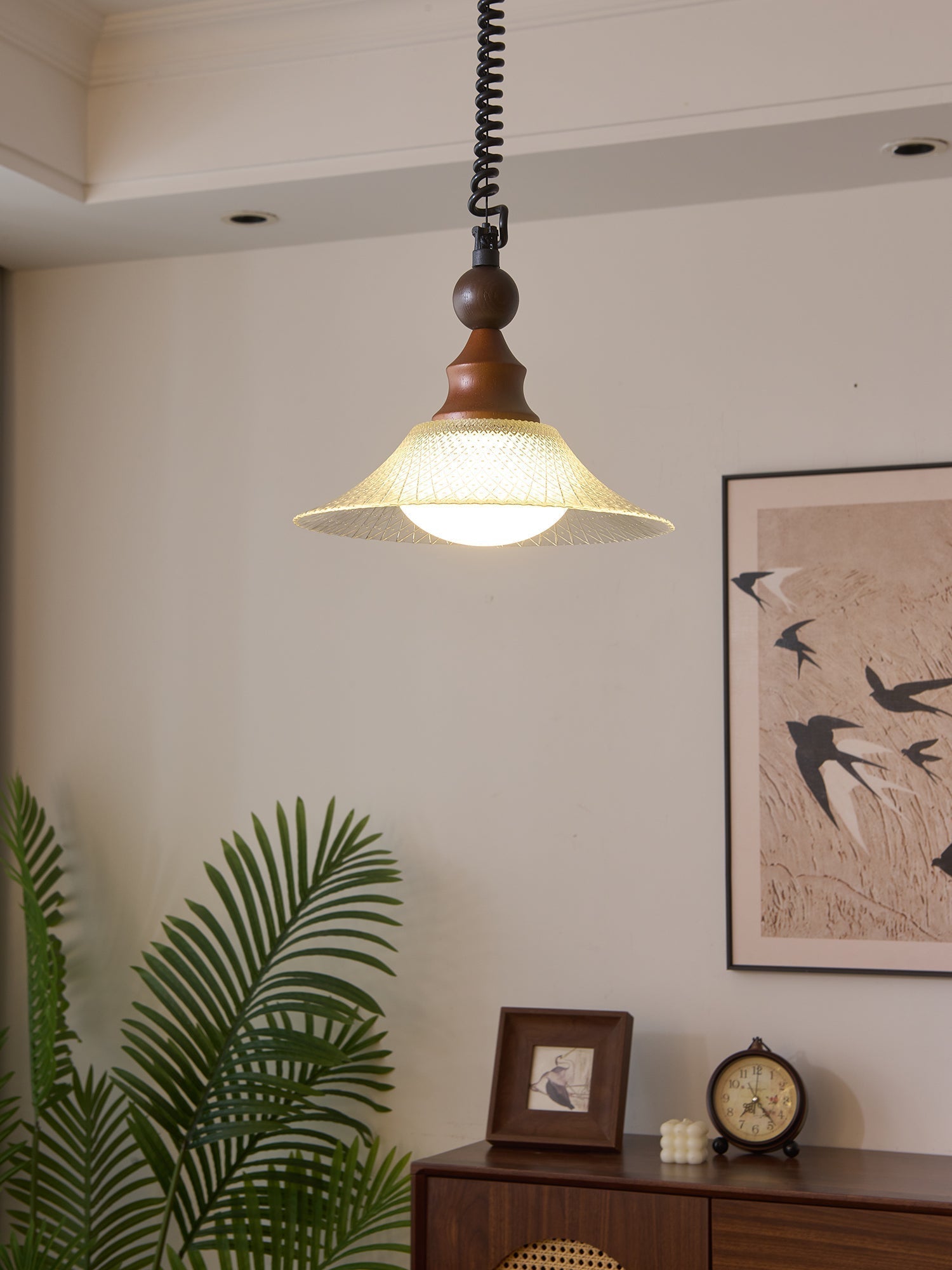 Syraeeth Premium nordische Kunst Holz Pendelleuchte-Letslighting