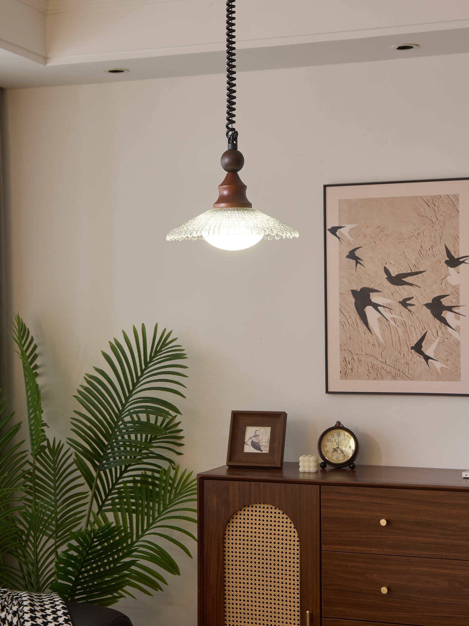 Syraeeth Premium nordische Kunst Holz Pendelleuchte-Letslighting