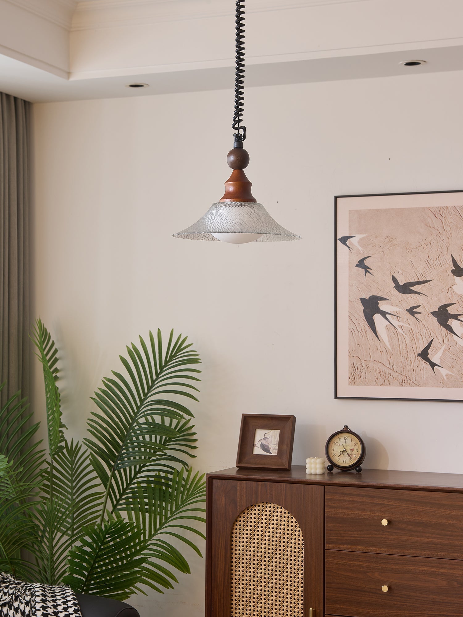 Syraeeth Premium nordische Kunst Holz Pendelleuchte-Letslighting