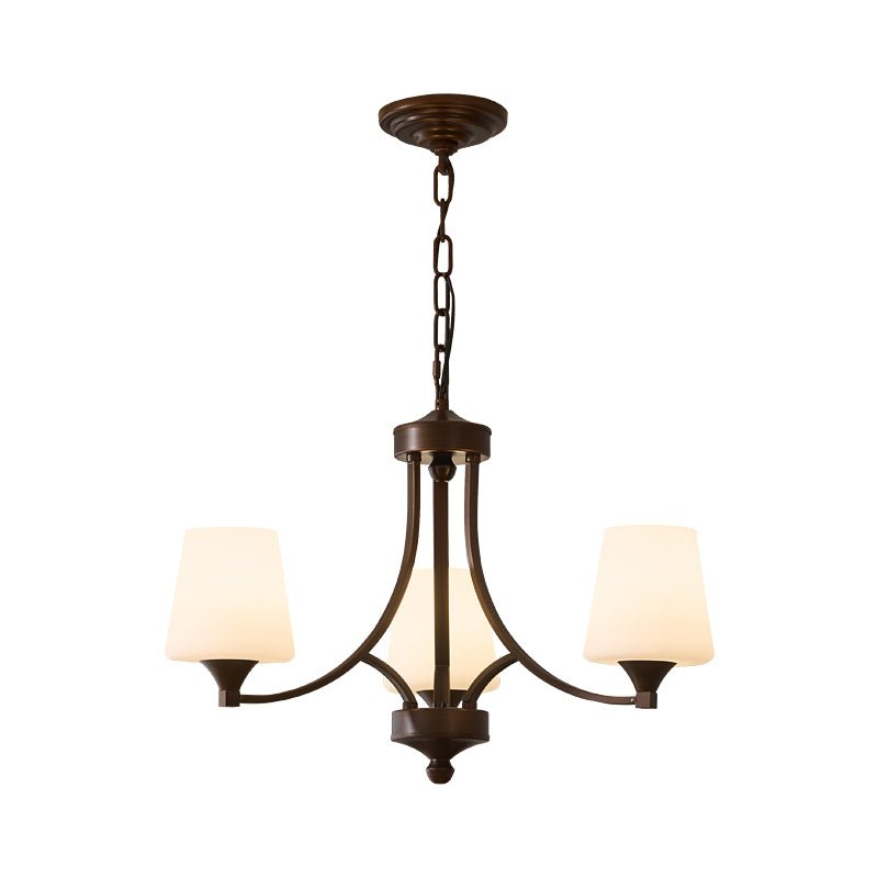 Ardena Eleganz Vintage Klassischer Glas-Kronleuchter-Letslighting