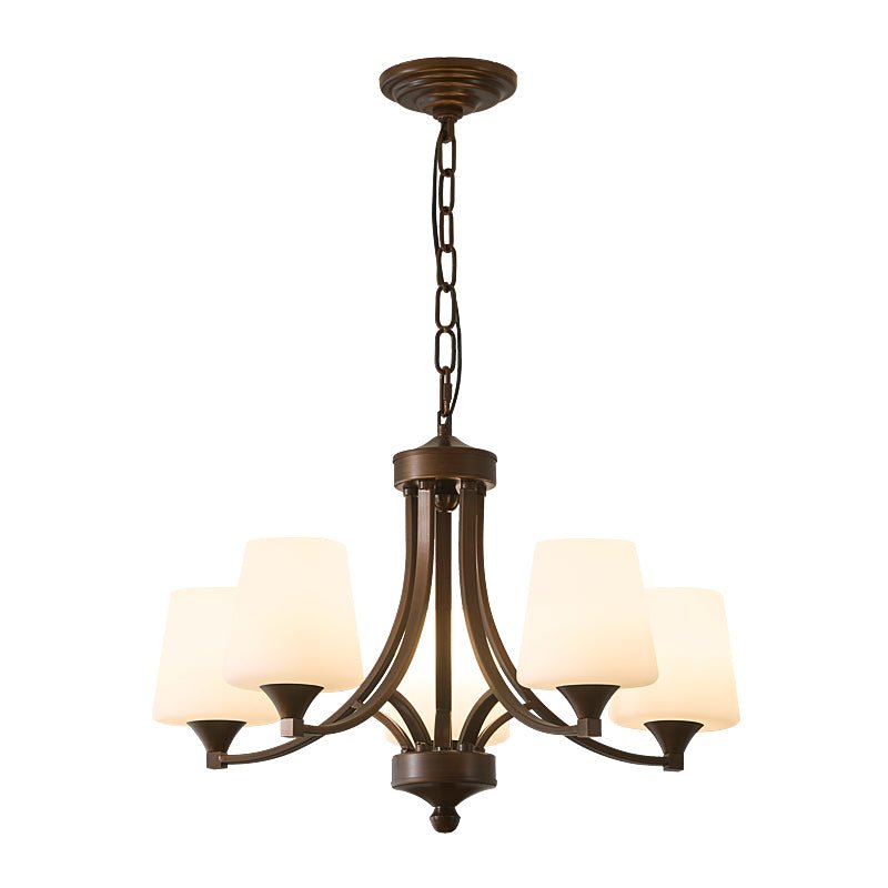 Ardena Eleganz Vintage Klassischer Glas-Kronleuchter-Letslighting