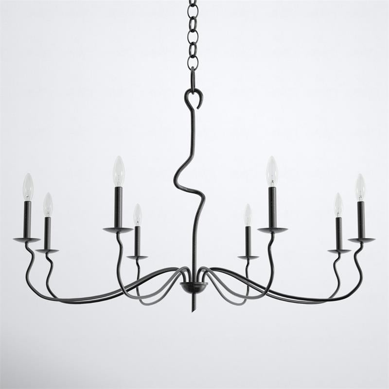 Rauduvyo Industrieller Kronleuchter aus Messing-Letslighting