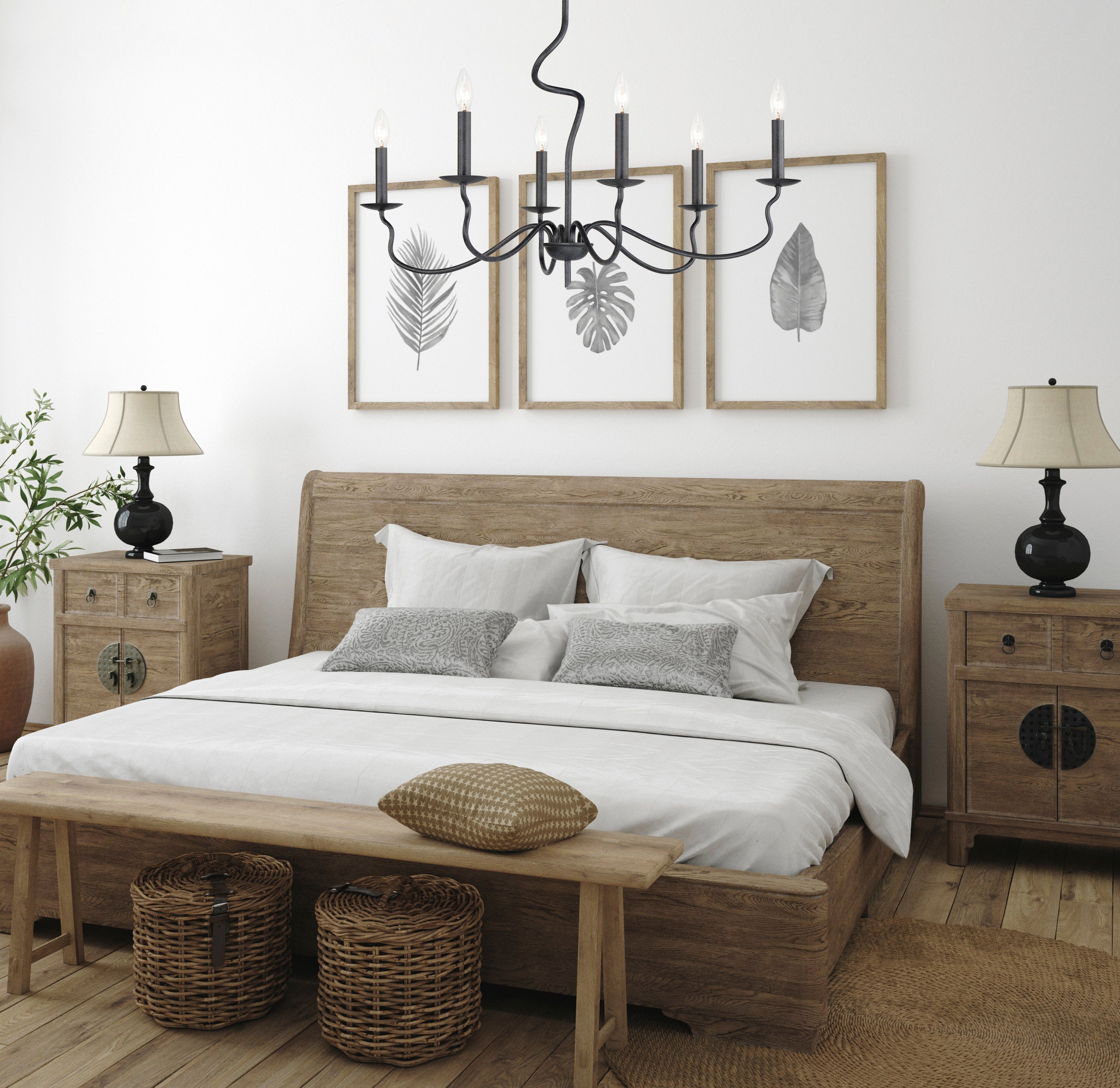 Rauduvyo Industrieller Kronleuchter aus Messing-Letslighting