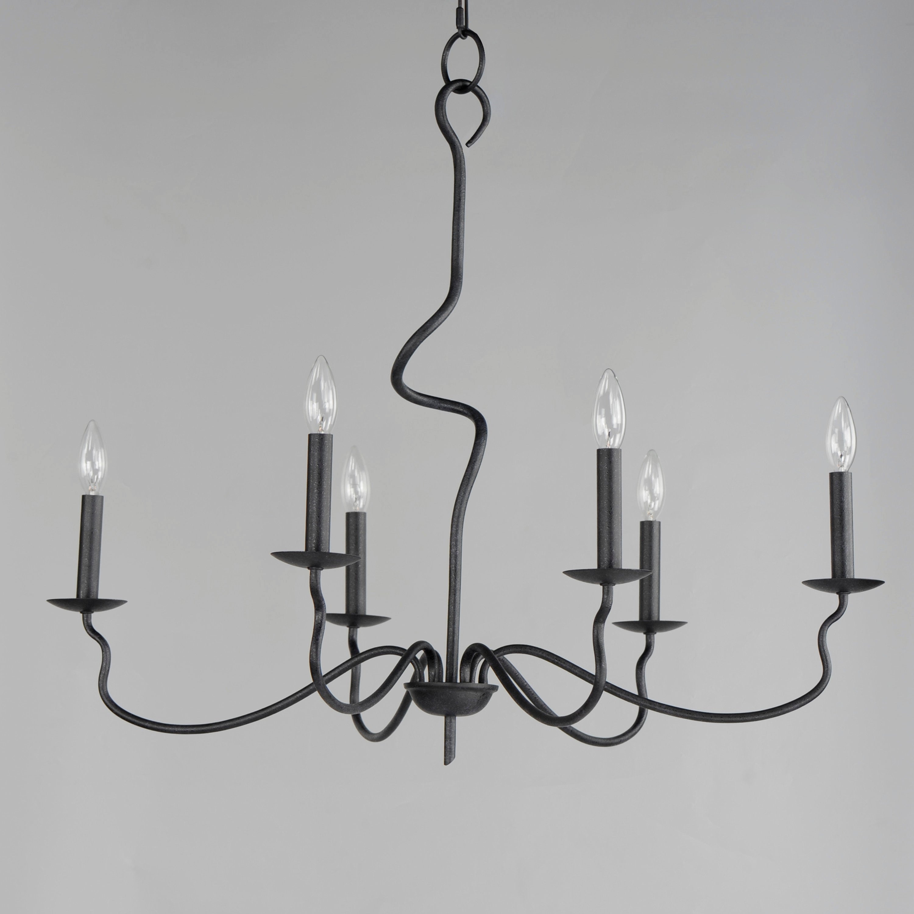 Rauduvyo Industrieller Kronleuchter aus Messing-Letslighting