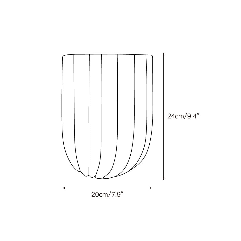 Tinduvys Elegance Ariel Single Marble Fluted Wall Lamp - Letslighting