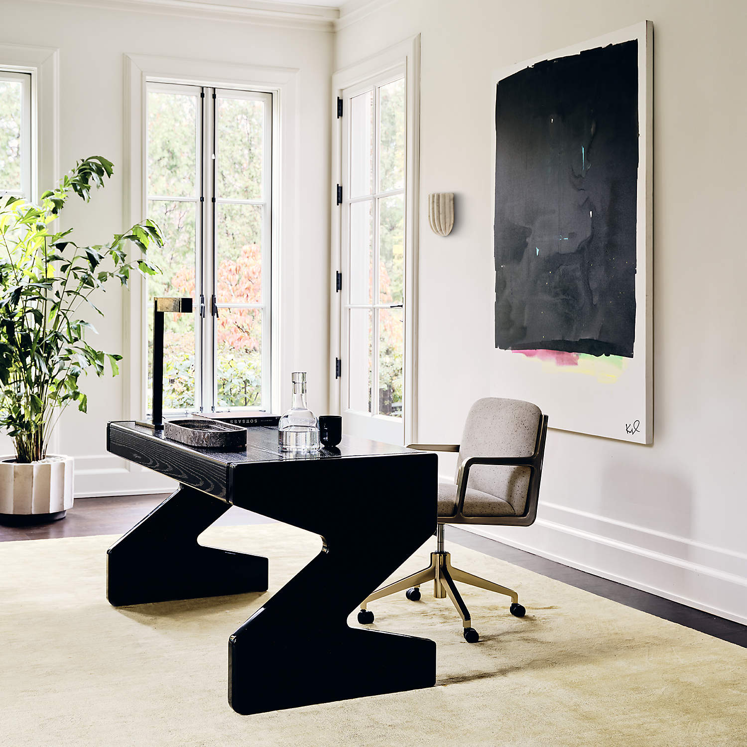 Tinduvys Elegance Ariel Single Marble Fluted Wall Lamp - Letslighting