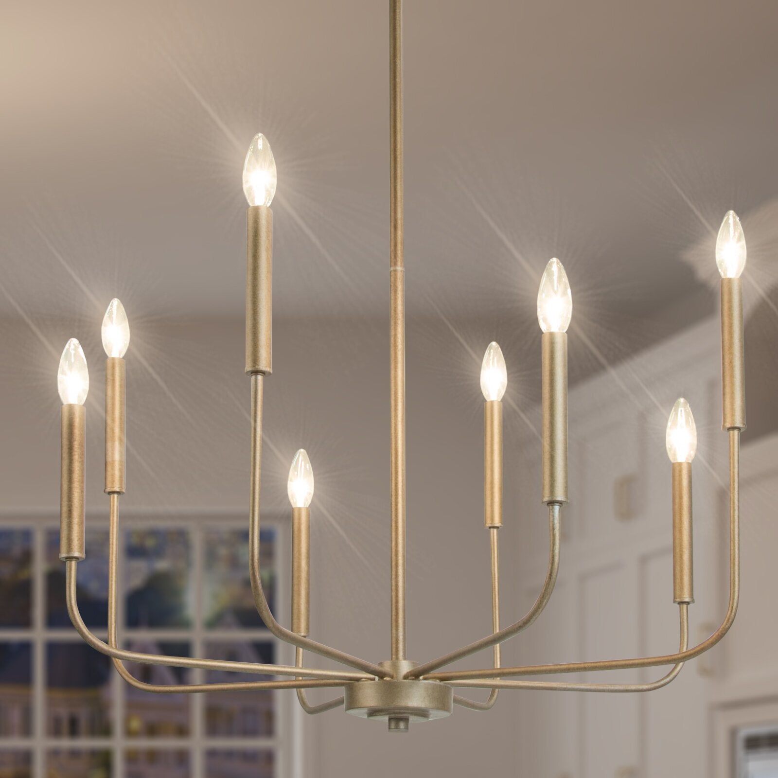 Ulfuvys Modern Kerzen Industrie Kronleuchter-Letslighting
