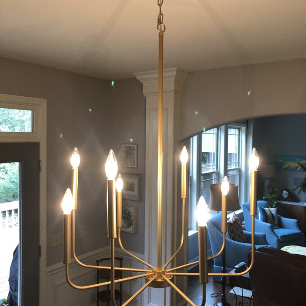 Ulfuvys Modern Kerzen Industrie Kronleuchter-Letslighting