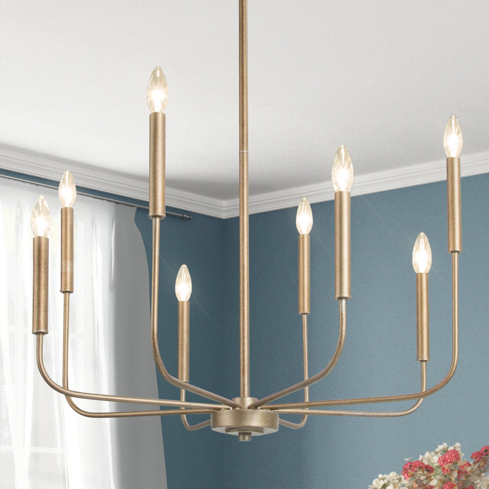 Ulfuvys Modern Kerzen Industrie Kronleuchter-Letslighting