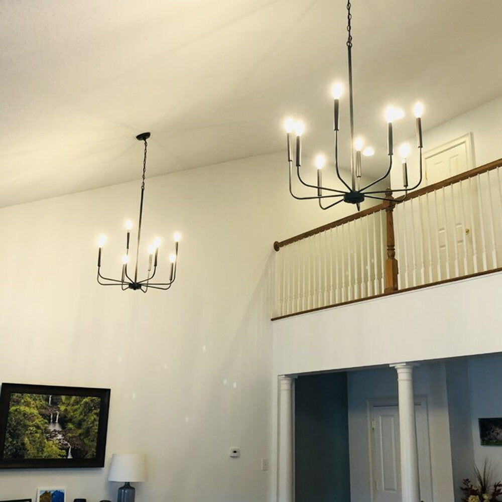 Ulfuvys Modern Kerzen Industrie Kronleuchter-Letslighting