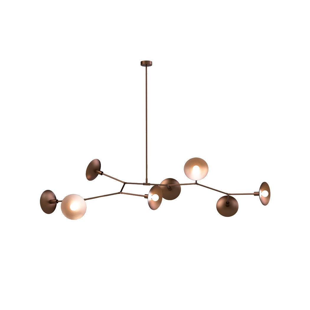 Tinduvyo Modern Minimalist Metal Glass Chandelier - Letslighting