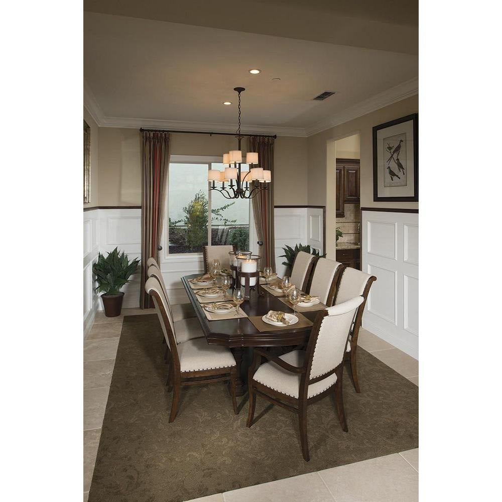 Vatnuvys Traditional Premium Brass Fabric Metal Chandelier - Letslighting