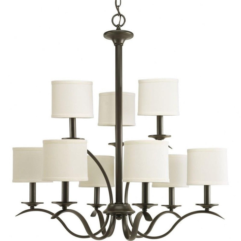 Vatnuvys Traditional Premium Brass Fabric Metal Chandelier - Letslighting