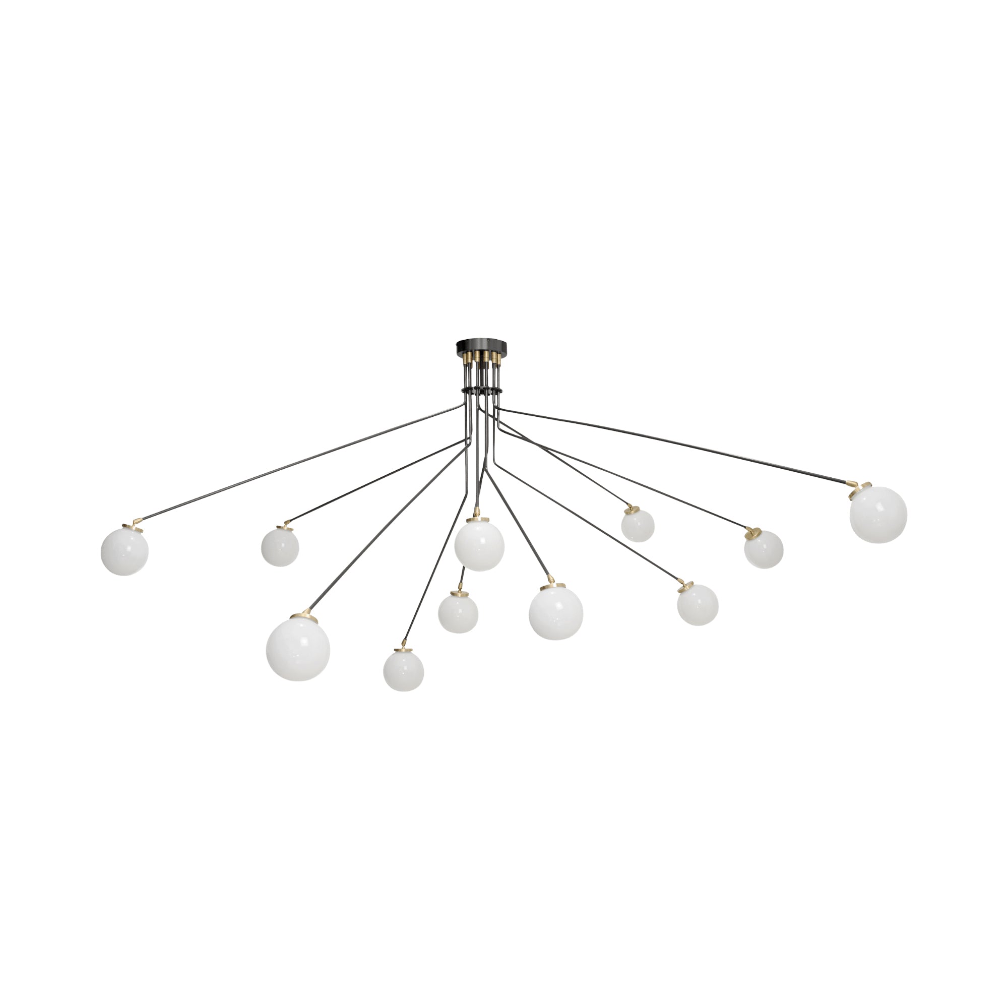 Vatnuvyo Deckenleuchte aus Messingglas-Letslighting