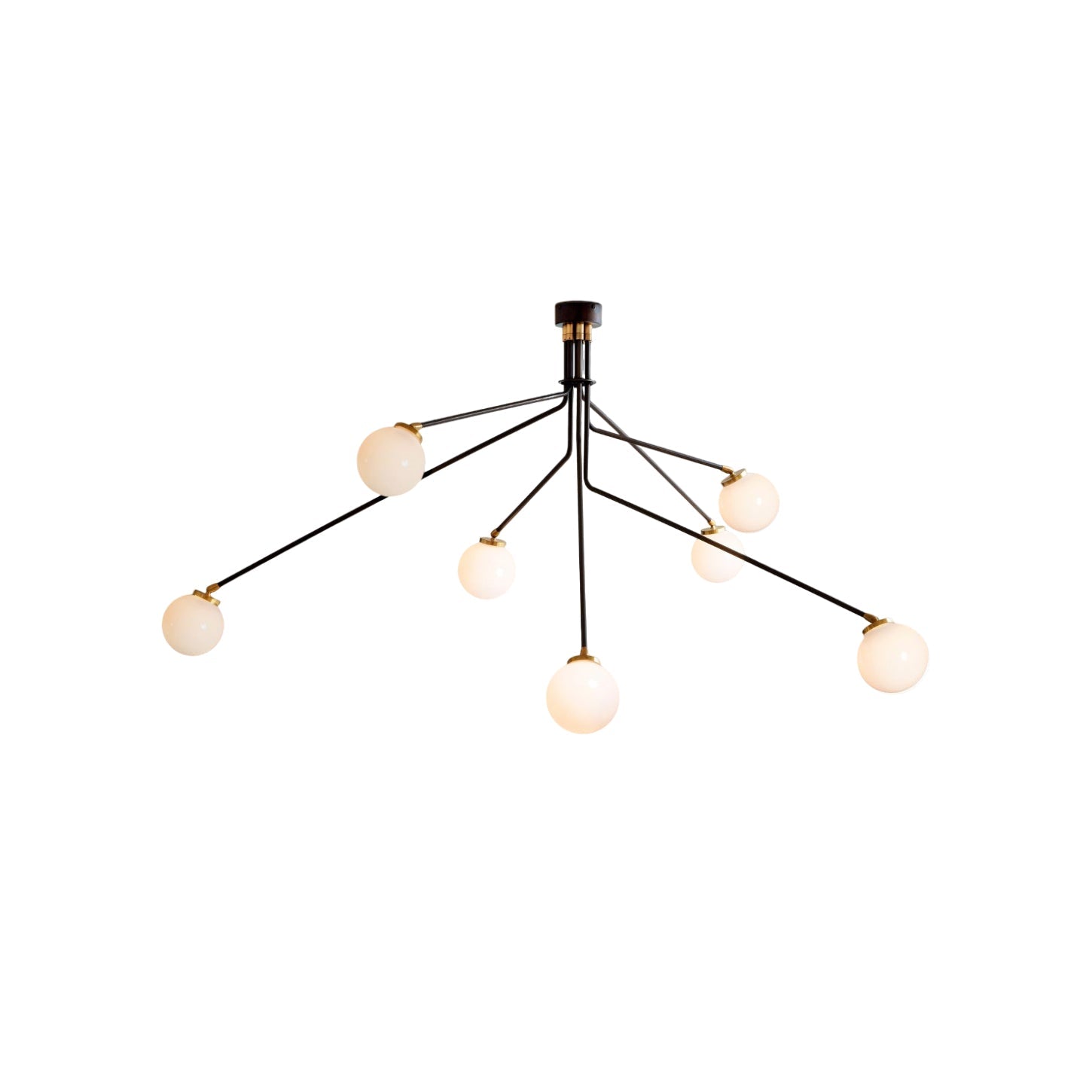 Vatnuvyo Deckenleuchte aus Messingglas-Letslighting