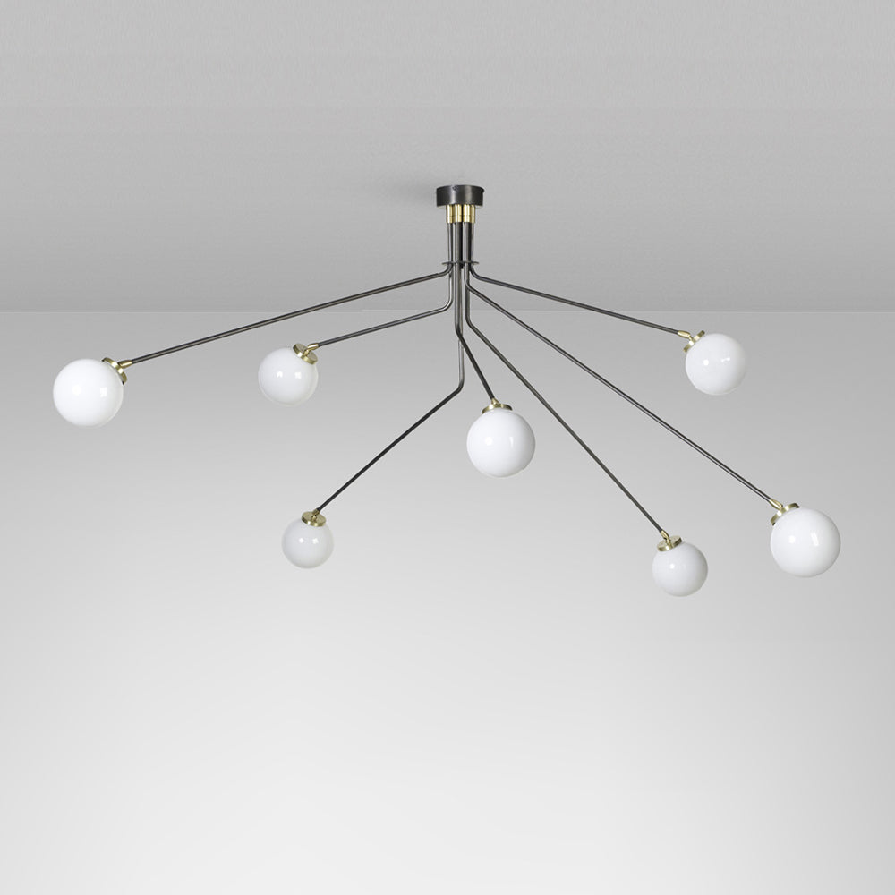 Vatnuvyo Deckenleuchte aus Messingglas-Letslighting