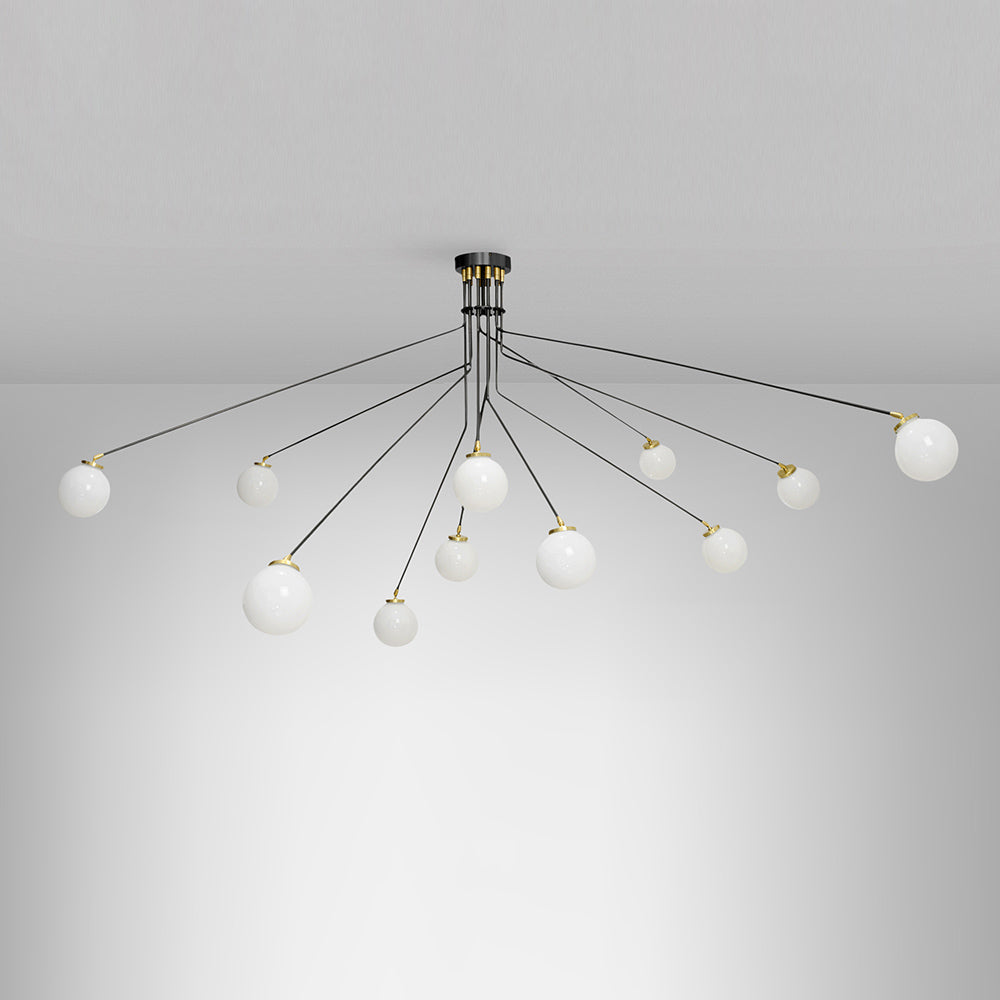 Vatnuvyo Deckenleuchte aus Messingglas-Letslighting