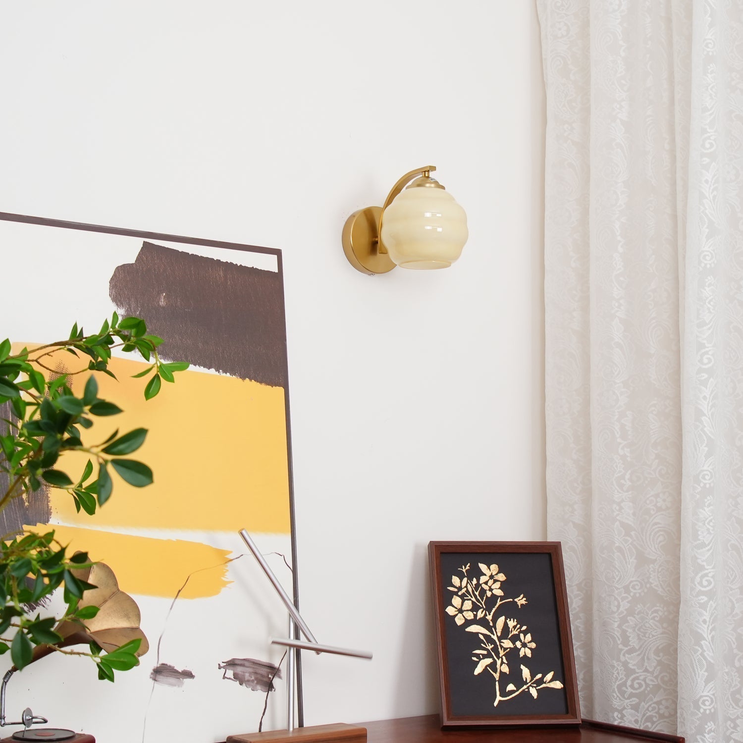Nino Vintage-Laternen-Wandleuchte