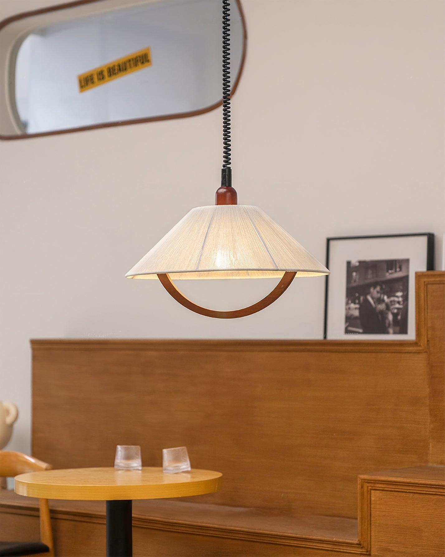 Syraeen Premium Nordic Art Holz Pendelleuchte-Letslighting