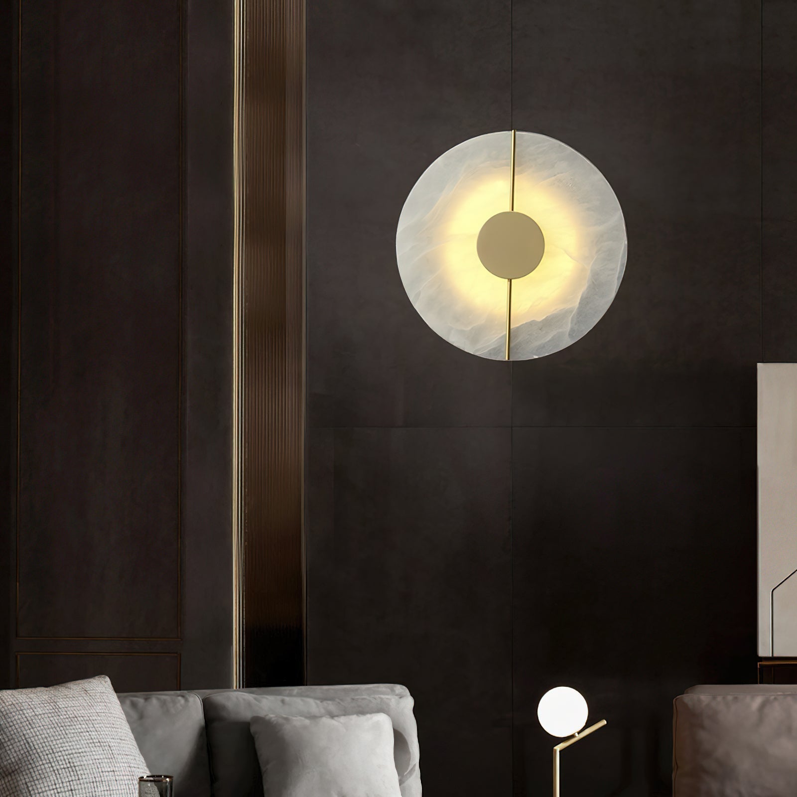 Waegnuvyo Modern Minimalist Alabaster Wall Lamp - Letslighting