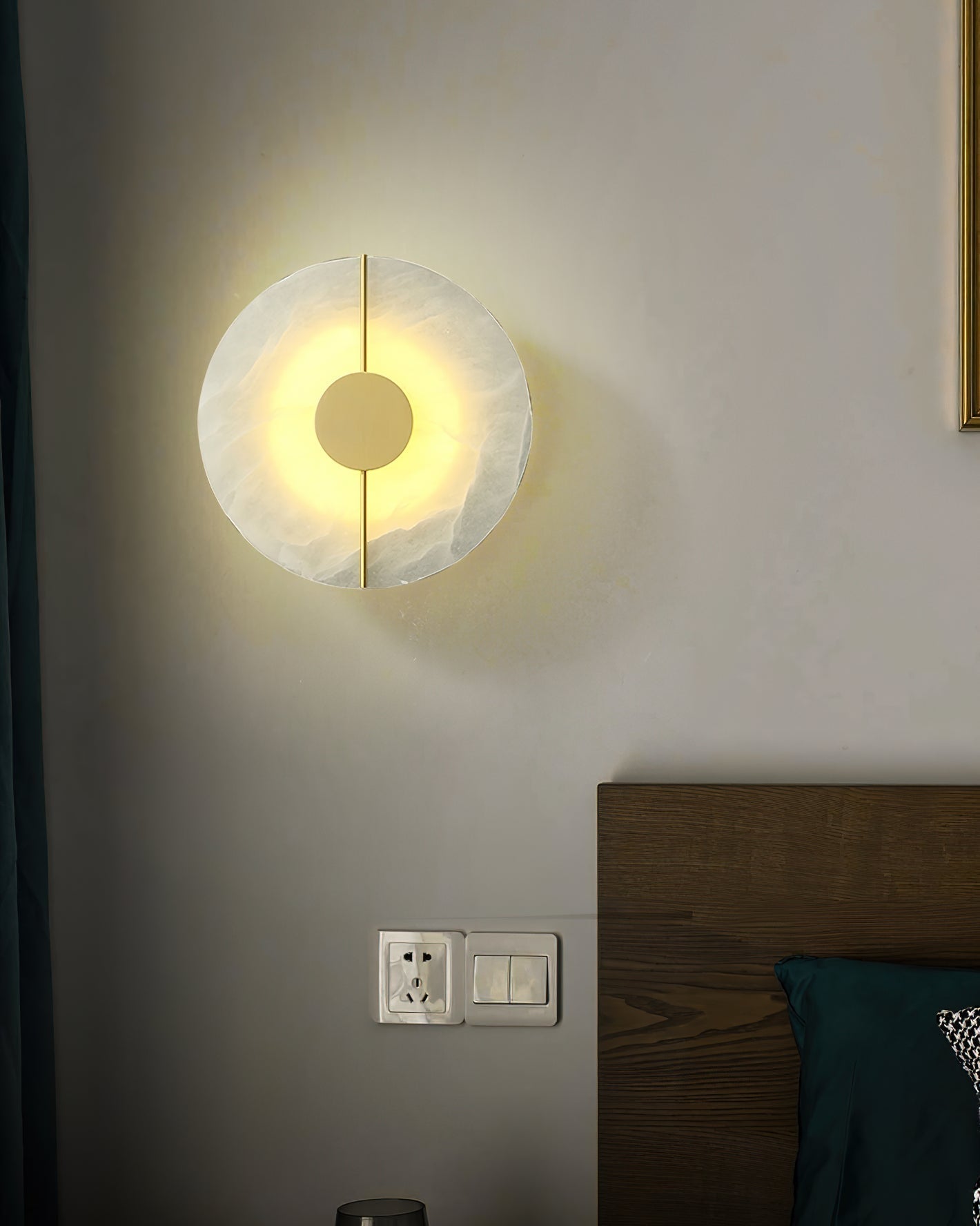Waegnuvyo Modern Minimalist Alabaster Wall Lamp - Letslighting