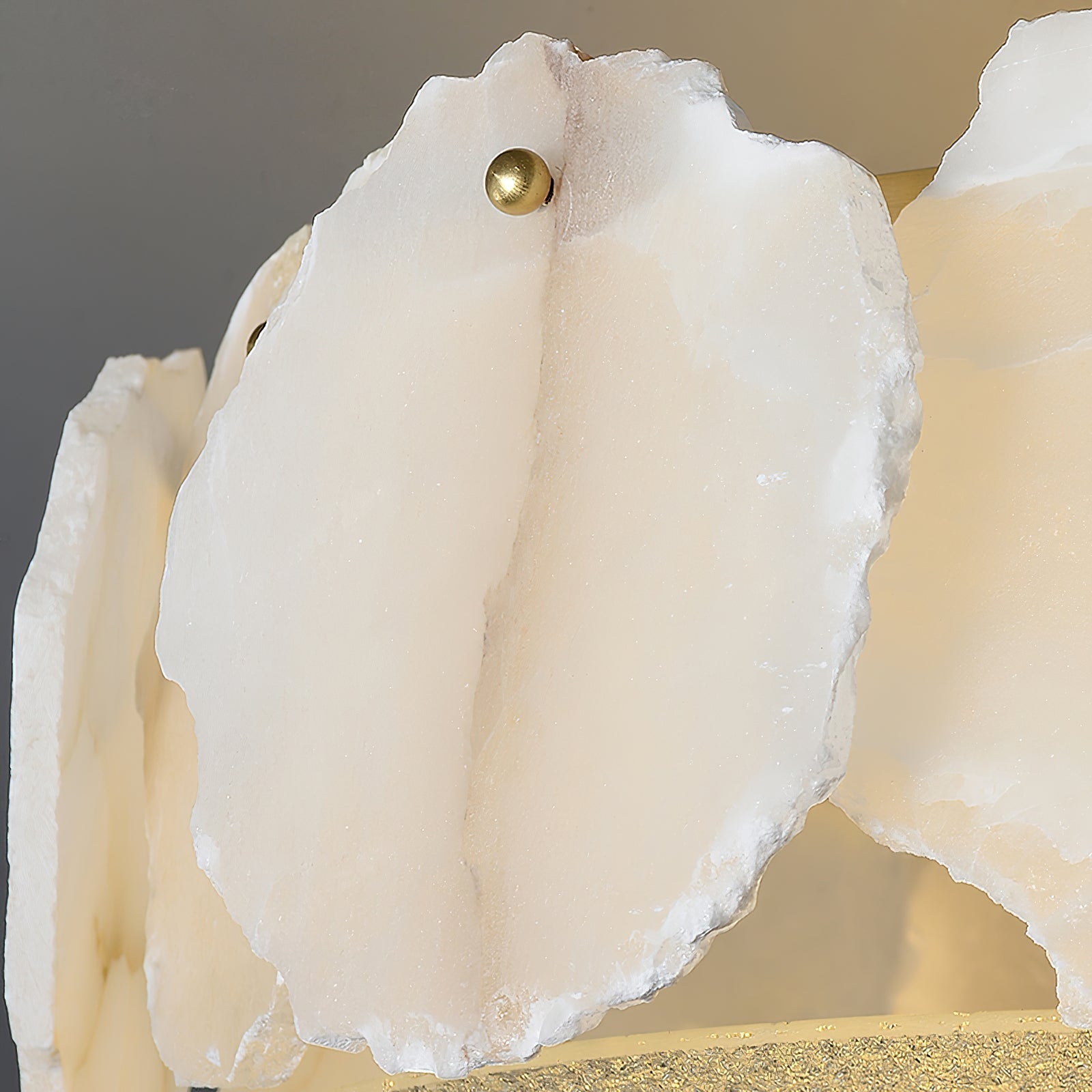 Zoruvys Sophisticated Disc Flat Alabaster Glass Ceiling Light - Letslighting