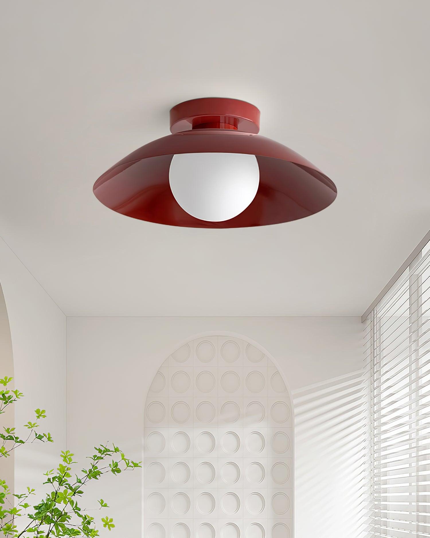 Xavier Minimalistische Deckenleuchte aus Metall und Glas-Letslighting