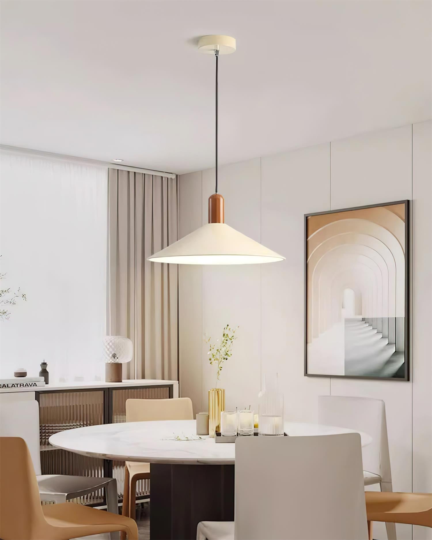 Pendelleuchte LED Minimalistisch Kegel Metall Hängend-Letslighting
