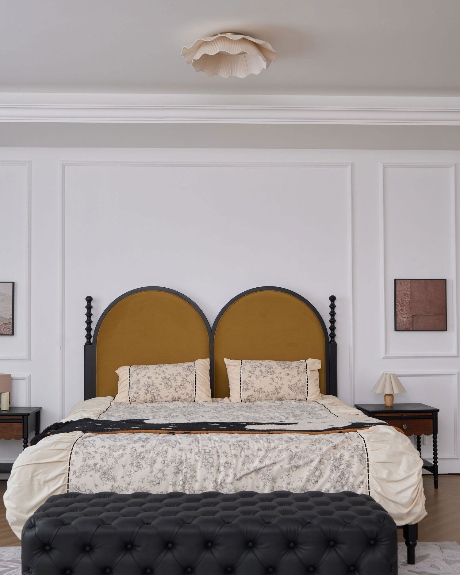 Arwen Fabric Wave Ceiling Lamp - Blowlighting