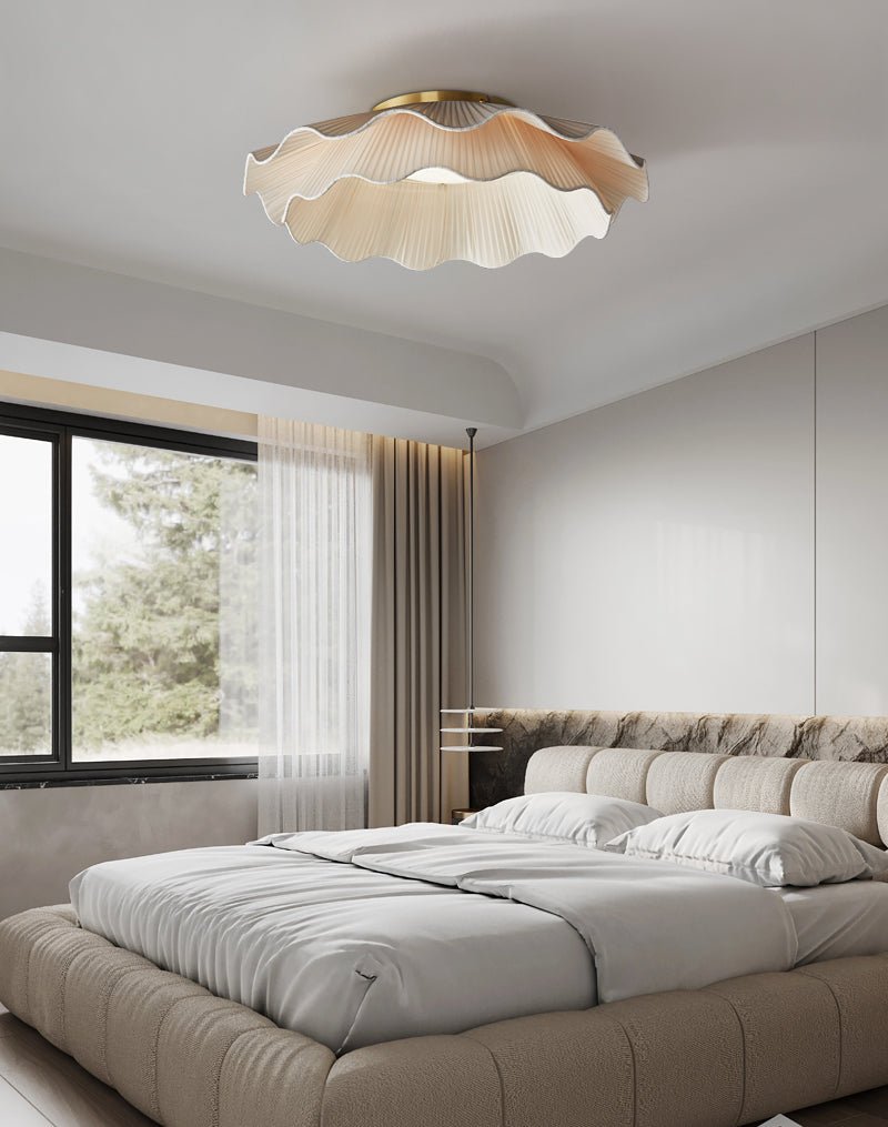 Arwen Fabric Wave Ceiling Lamp - Blowlighting
