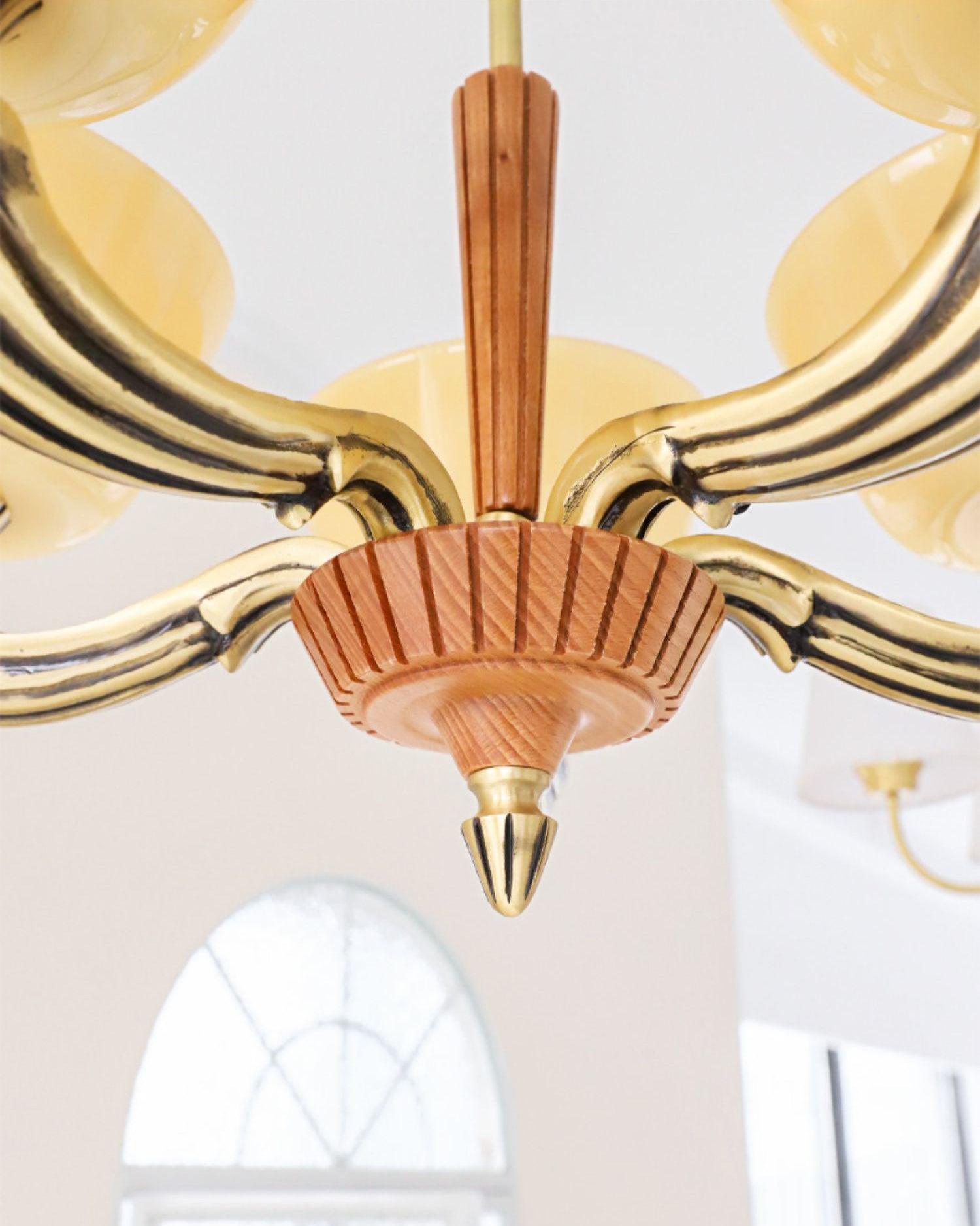 Lustra Kronleuchter Ausgestellt Schirm Vintage-Letslighting