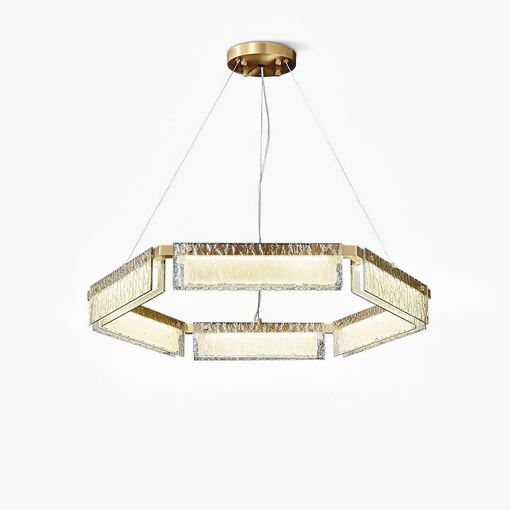 Hexa Luxus-Glas-Kronleuchter-Letslighting