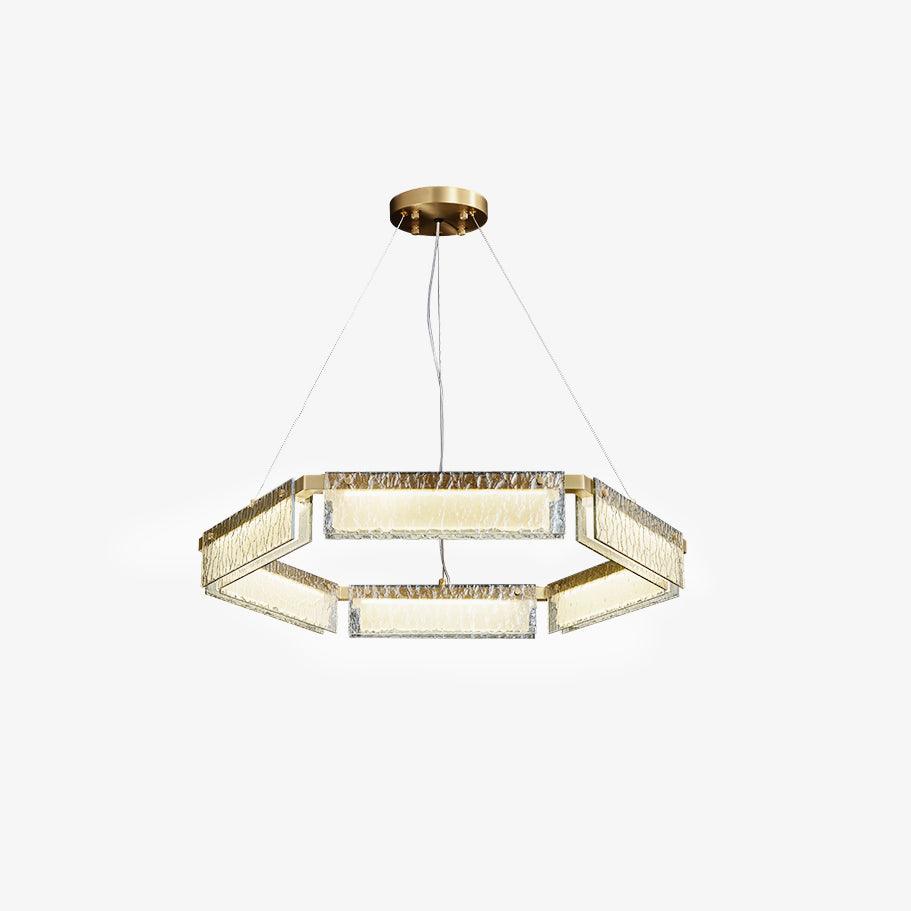 Hexa Luxus-Glas-Kronleuchter-Letslighting