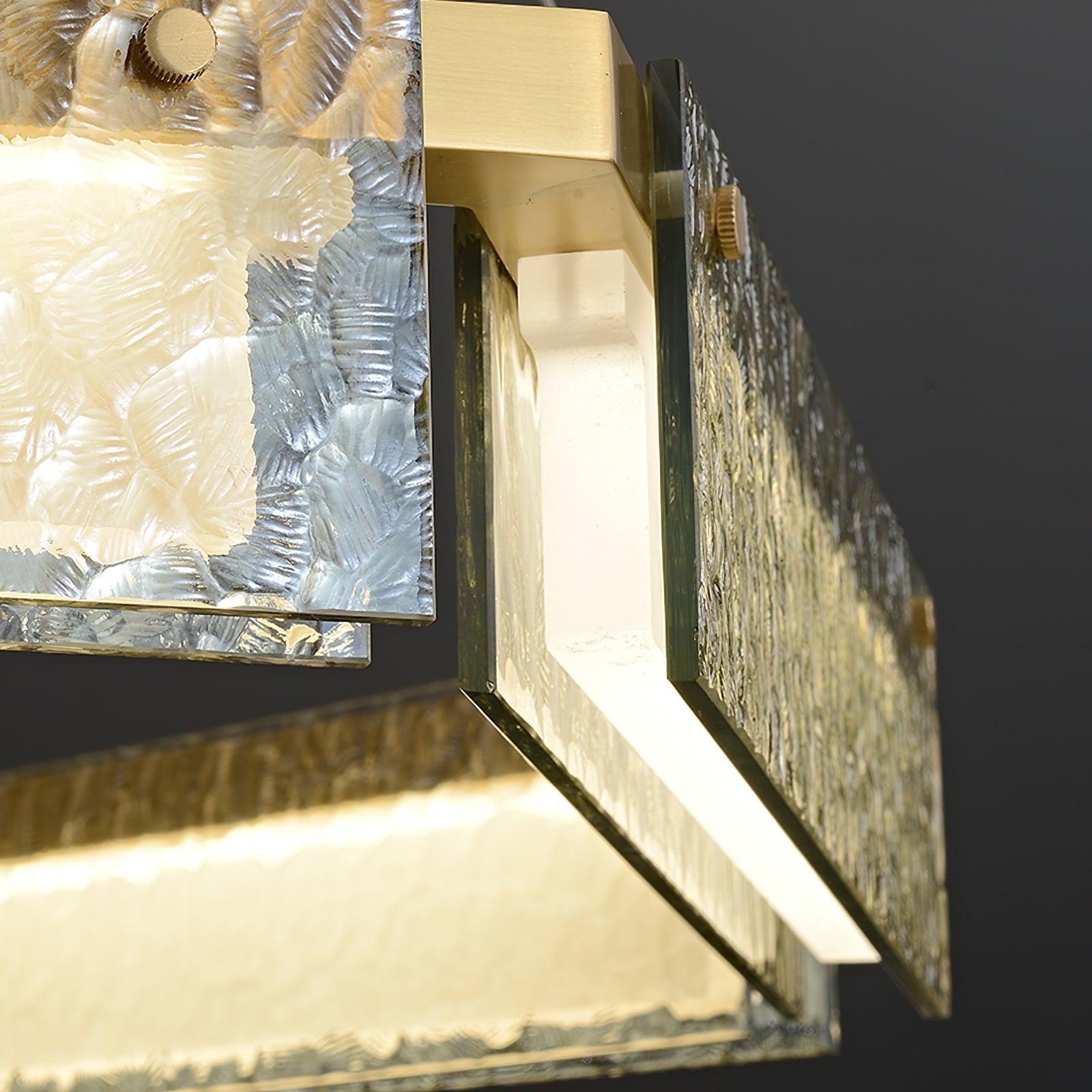 Hexa Luxus-Glas-Kronleuchter-Letslighting