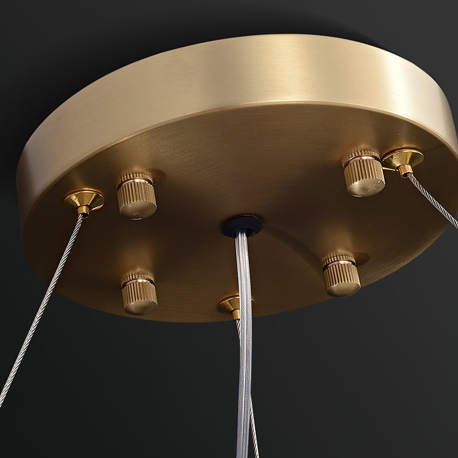 Hexa Luxus-Glas-Kronleuchter-Letslighting