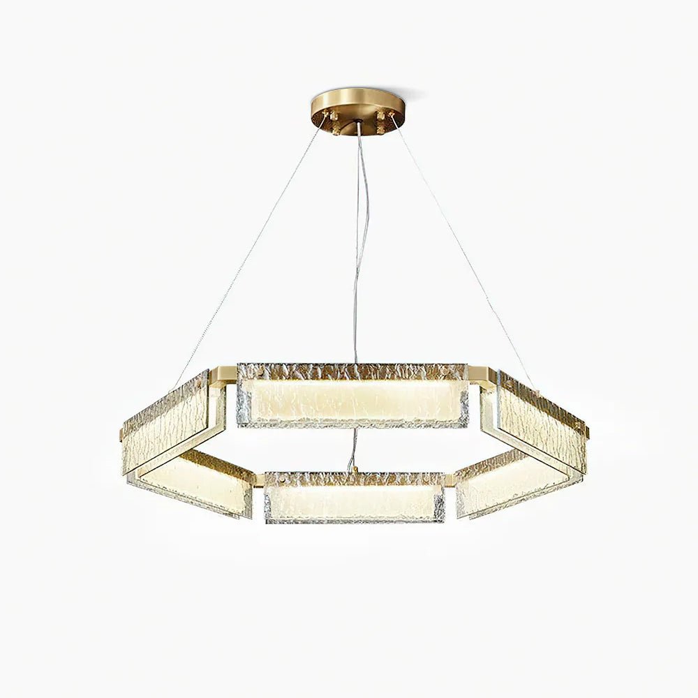 Hexa Luxus-Glas-Kronleuchter-Letslighting