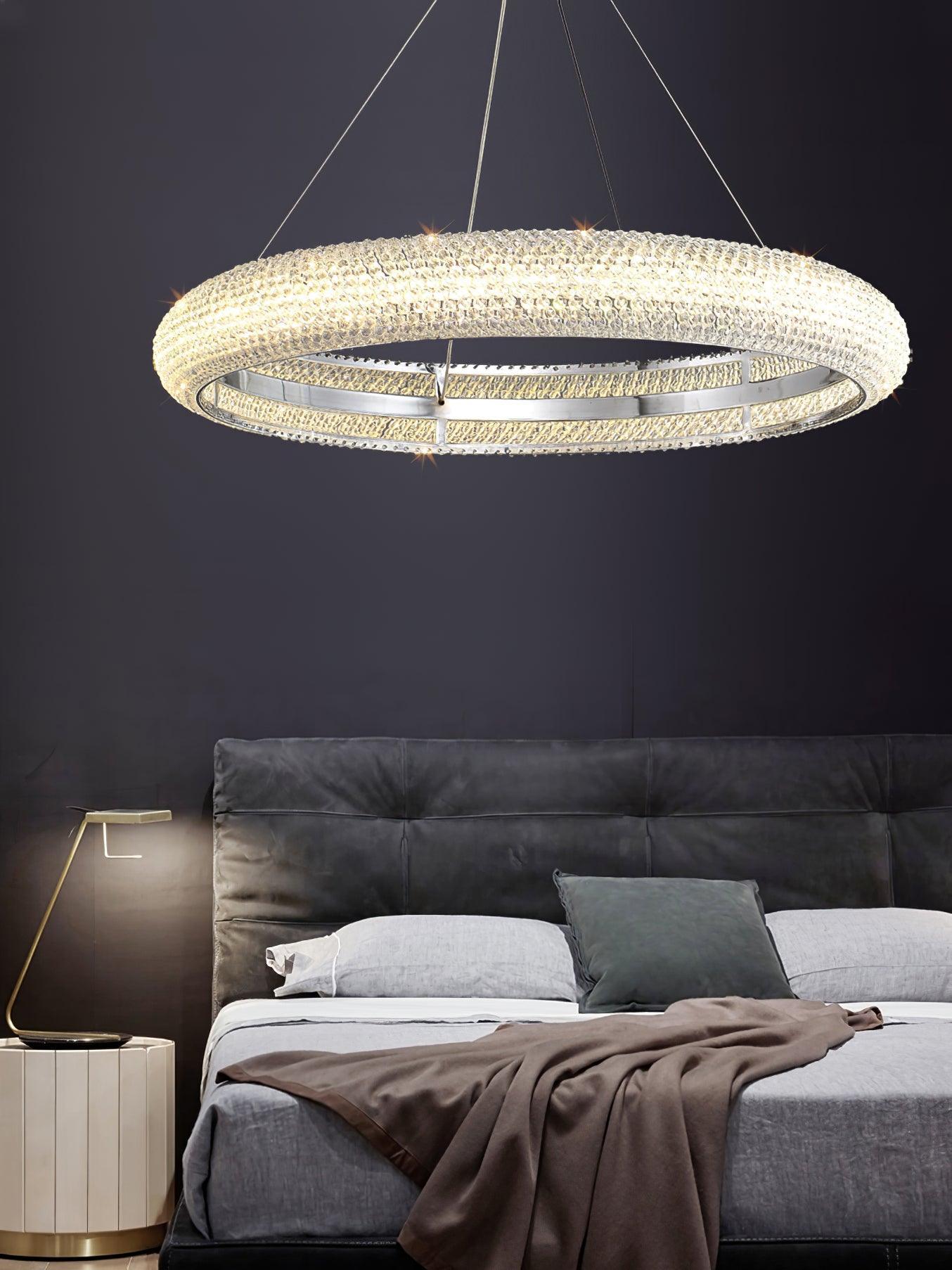 Vazorora Modern Minimalistisch Ring Kristall Kronleuchter-Letslighting