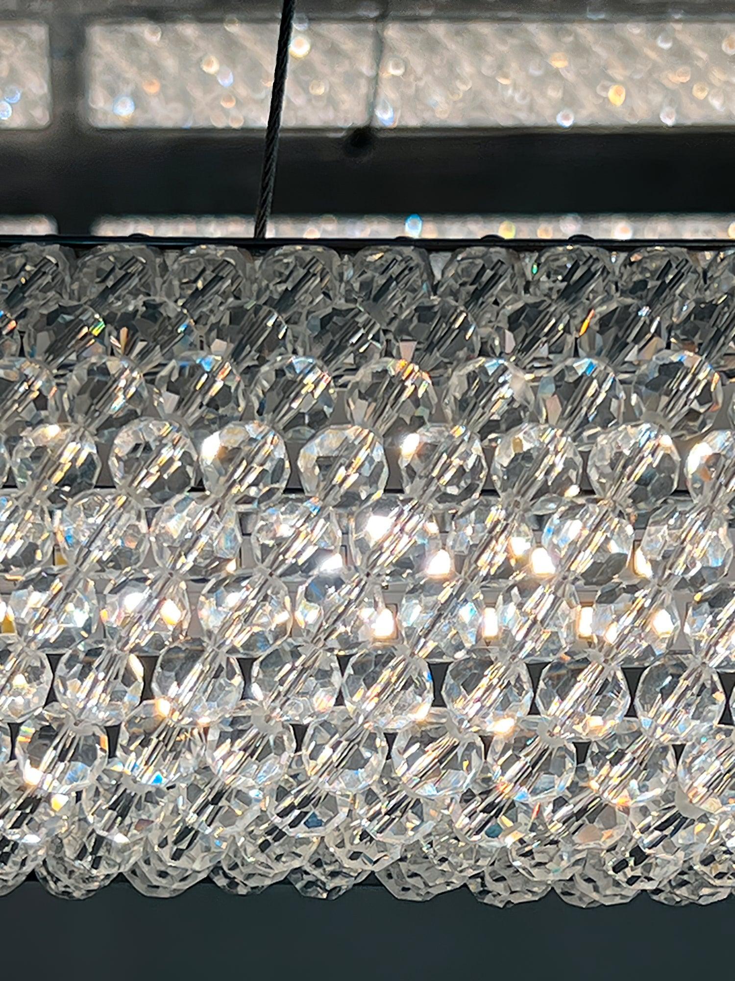 Vazorora Modern Minimalistisch Ring Kristall Kronleuchter-Letslighting