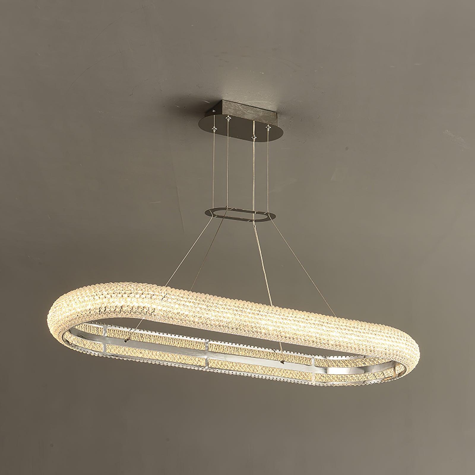 Vazorora Modern Minimalistisch Ring Kristall Kronleuchter-Letslighting