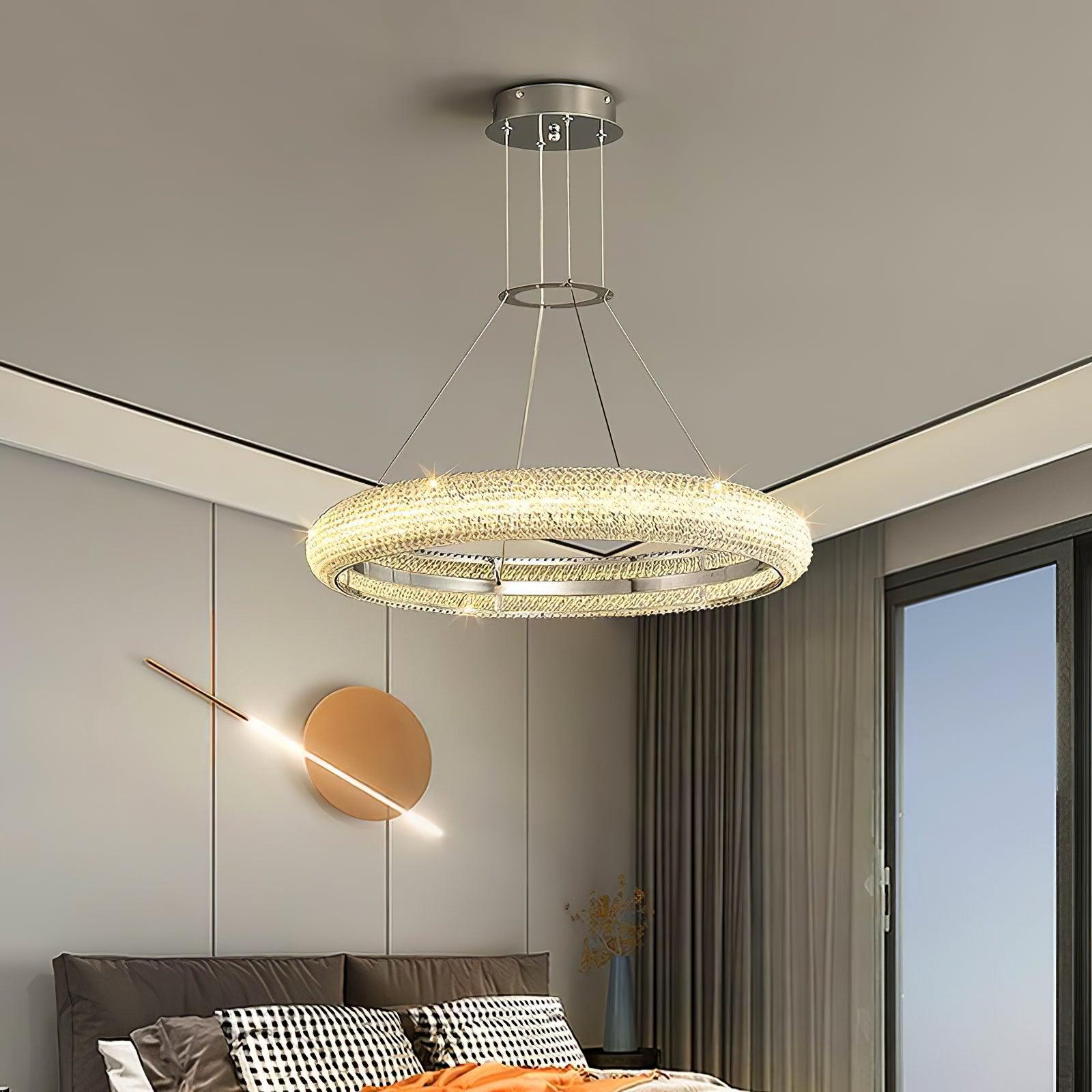 Vazorora Modern Minimalistisch Ring Kristall Kronleuchter-Letslighting