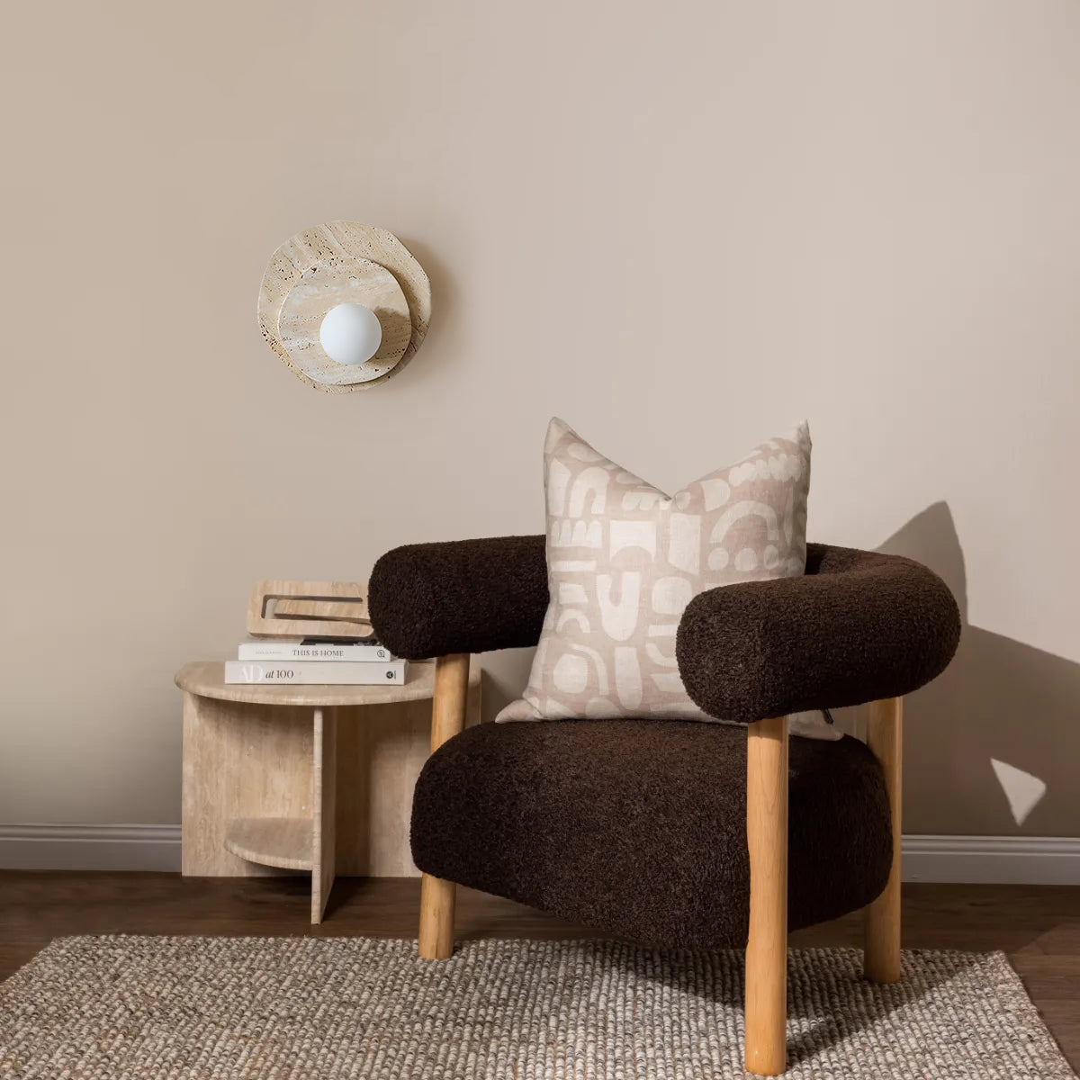 Astr Modern Minimalist Unique Stone Glass Wall Lamp - Letslighting